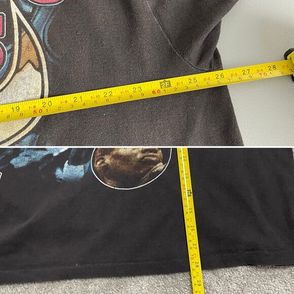 Vintage Chicago Bulls Rap Tee XXL T Shirt NBA Championship Jordan Pippen Rodman - Picture 5 of 16